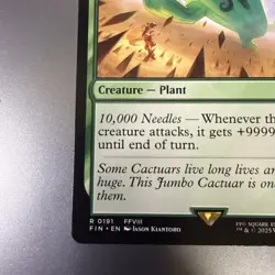 Jumbo Cactuar - Near Mint MTG Universes Beyond: FINAL FANTASY - Image 5
