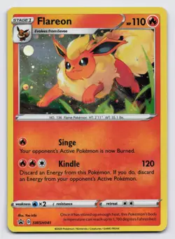 Flareon Holo Promo SWSH: Sword & Shield Promo Cards SWSH041 NM SWIRL 🌀 - Image 1