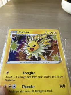 💫SWIRL💫 Jolteon SWSH094 SWSH: Sword & Shield Promo Cards Holo - Image 3