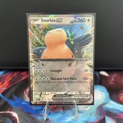 Pokemon TCG Snorlax EX 076/131 Prismatic Evolutions Holo Rare Card NM Condition - Image 1