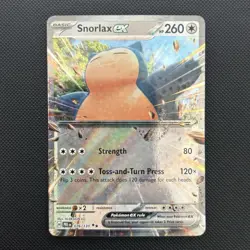 Pokemon TCG Snorlax EX 076/131 Prismatic Evolutions Holo Rare Card NM Condition - Image 2