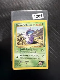 Giovanni’s Nidoran 76/132 Pokemon TCG Pokemon Card (MYREF#6) - Image 1