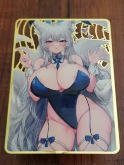 Shinano - Azur Lane - Goddess Story Gold Metal Card - Image 1