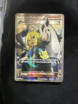 Delinquent 98b/122 Full Art Alternate Promo Card Near Mint Condition - Image 1