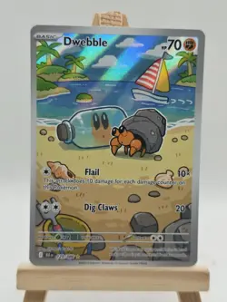 Dwebble 129/086 Holo Illustration Rare Black Bolt Pokemon - Image 1