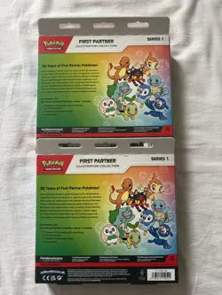 2x Pokemon TCG First Partner Illustration Collection Series 1. New Sealed - Image 3