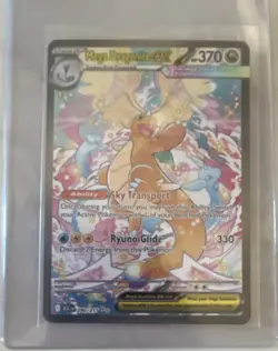 Pokemon TCG Mega Dragonite EX 290/217 Crown Zenith Secret Rare Full Art Holo - Image 1