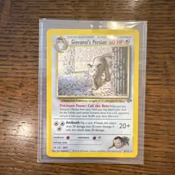 Giovanni's Persian 8/132 Gym Challenge Holo Rare Pokemon TCG English Unlimited - Image 1