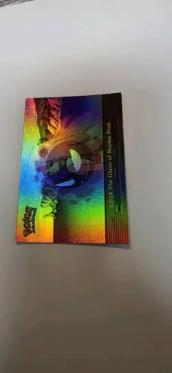 Topps Pokemon EP19 Ghost Of Maiden Peak 2000 Series 2 Rainbow Foil Blue - Image 1