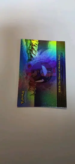 Topps Pokemon EP19 Ghost Of Maiden Peak 2000 Series 2 Rainbow Foil Blue - Image 2