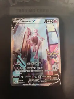 Mewtwo V (Alternate Full Art) 072/078 Pokemon GO NM Pokemon TCG - Image 2