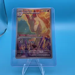 Pokemon Rapidash 189/182 SV10: Destined Rivals Illustration Rare Holo Full Art - Image 1