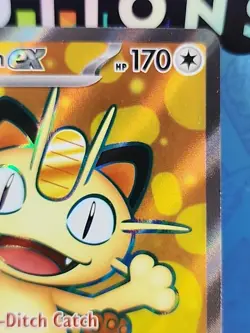 Pokemon Meowth EX 107/088 Evolutions Ultra Rare Holo 170 HP Basic EN - Image 4