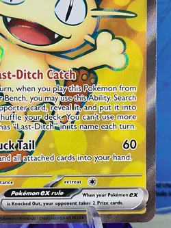 Pokemon Meowth EX 107/088 Evolutions Ultra Rare Holo 170 HP Basic EN - Image 5