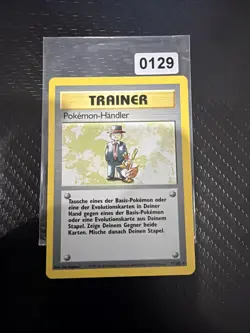 Pokemon Karte Pokemon Handler 77/102 Basis Set Deutsch - Image 1