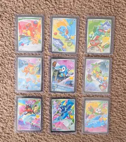 Pokemon TCG First Partners Illustration Box Starters (Full Set of 9) English - Image 1