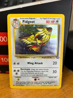 Pokemon TCG Pidgeot Jungle 8/64 Holo Unlimited Holo Rare - Image 1