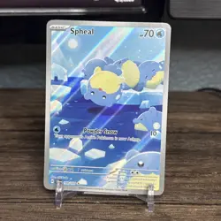 Spheal 199/191 Illustration Rare, Surging Sparks, Full Art Holo, Pokemon TCG, NM - Image 1