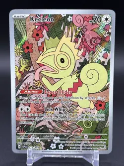 KECLEON 2024 POKEMON S&V SURGING SPARKS ILLUSTRATION RARE 213/191 - Image 1