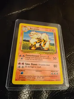 ARCANINE - Base Set - 23/102 - Uncommon - Pokemon Card - Unlimited Edition - NM - Image 1