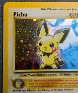 Pokemon Pichu 12/111 Neo Genesis Holo Rare WOTC2000 Unlimited Baby Pokemon LP/NM - Image 5