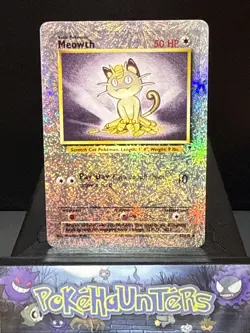 Pokemon Card Meowth 53/110 Legendary Collection Set Reverse Holo Light Play - Image 1