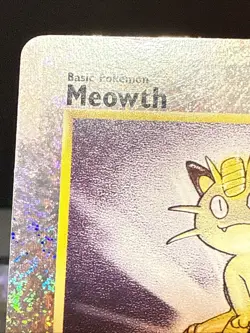 Pokemon Card Meowth 53/110 Legendary Collection Set Reverse Holo Light Play - Image 2