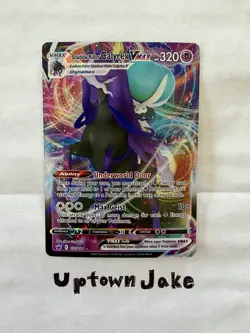 Pokemon TCG Chilling Reign Shadow Rider Calyrex VMAX 75/198 Ultra Rare Holo - Image 1