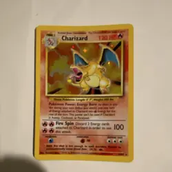 Pokemon TCG Base Set Charizard 4/102 Holo Rare 1999 English 120HP - Image 1