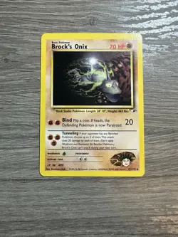 Pokemon Card - Brock's Onix Gym Heroes 21/132 Rare - Image 1