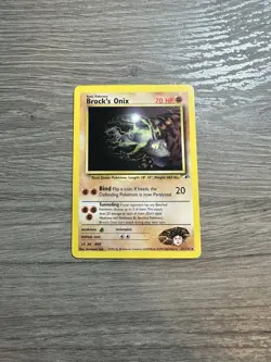 Pokemon Card - Brock's Onix Gym Heroes 21/132 Rare - Image 2