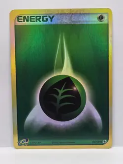Grass Energy 104/109 Reverse Holo Ruby & Sapphire Pokemon TCG MP - Image 1