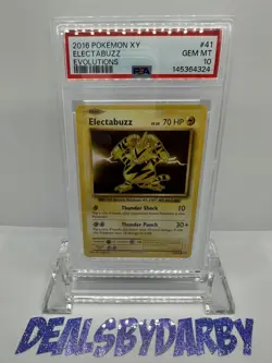 2016 Pokemon XY Evolutions Electabuzz 41/108 PSA 10 GEM MT - Image 1