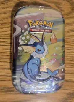 Pokemon Prismatic Evolutions Mini Tins -Sealed - New: Vaporeon - Image 1