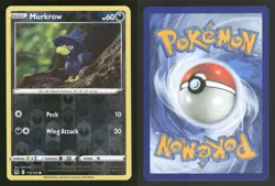 Murkrow 114/196 Common Lost Origin Pokemon Reverse Holo NM/M - Image 3