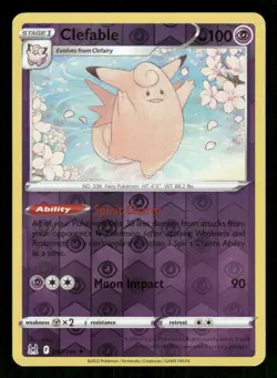 Clefable 063/196 Rare Lost Origin Pokemon Reverse Holo NM/M - Image 1