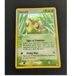 Pokemon TCG Caterpie 56/112 FireRed & LeafGreen Reverse Holo - Image 1