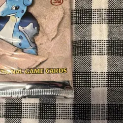 Pokemon Fossil Booster Pack Lapras Art Sealed - Image 5