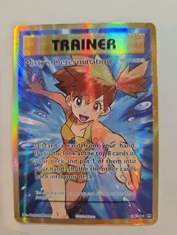 Pokemon Misty's Determination Full Art Ultra Rare Holo Evolutions 108/108 Card - Image 1