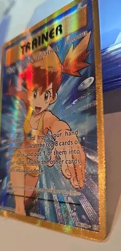 Pokemon Misty's Determination Full Art Ultra Rare Holo Evolutions 108/108 Card - Image 3