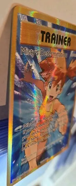 Pokemon Misty's Determination Full Art Ultra Rare Holo Evolutions 108/108 Card - Image 4