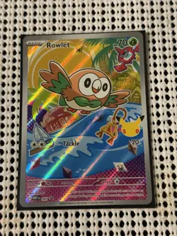 Rowlet 043 First Partners Promo Illustration Rare 30th Anniversary Pokemon TCG - Image 1