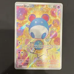 Pokemon Marill 232/217 ASC Full Art Holo Basic Aqua 70 HP 20 ATK EN - Image 1