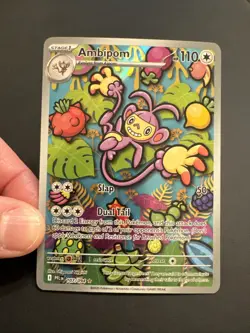 Ambipom Illustration Rare 107/094 English Pokemon Tcg Near Mint - Image 1