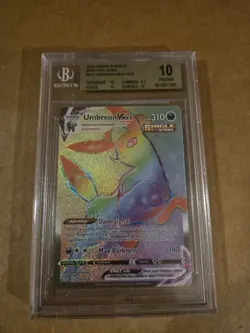 Pokemon TCG Umbreon VMAX SCR Evolving Skies 214/203 Secret Rare BGS 10 - Image 5