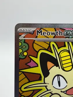 Meowth ex Secret Illustration Rare 121/088 Pokemon Perfect Order LP - Image 2