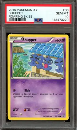 Pokemon TCG XY Roaring Skies #30 Shuppet PSA 10 - Image 1