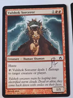 MTG -AUTOGRAPH - Vulshok Sorcerer - RK Post - Image 1