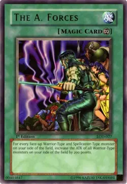 The A. Forces LOD-027 R Legacy of Darkness Yu-Gi-Oh Unlimited LP - Image 1