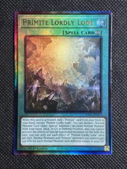 YuGiOh! - Primite Lordly Lode RA05-EN072 Ultimate Rare 1st Edition Near Mint - Image 1